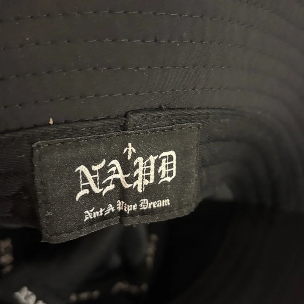 Not a pipe dream Black Bucket Hat